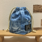 コップ袋☆デニムタグ