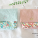 K様ご依頼品　LIBERTY　さくらんぼの移動ポケット　