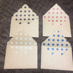 定形洋型2号封筒20枚セット＊シンプルドット