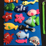 フェルトの魚つりセット
