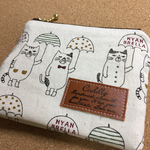 ねこ ティッシュ 入れ付き ポーチ