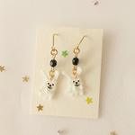 おばけうさぎのピアス（イヤリング）