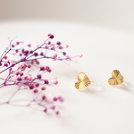 【再販】miniゴールドハート♡　ピアス/樹脂ノンホールピアス（イヤリング） 