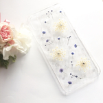 iphoneX用❁押し花ケース