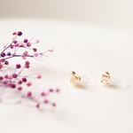 "for you"　mini　キュービックジルコニア　一粒　樹脂ノンホールイヤリング　3mm