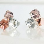 〈医療用サージカルステンレス〉ピンクビジューフェミニンピアス