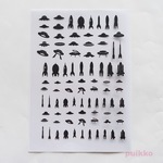 UFOとロケット　レジン封入用フィルム