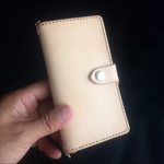 iPhone用 手帳型 本革製ケース タイプＢ-1（シンプルスタイル）【受注製作】