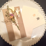 再販！ ドライフラワー 付き ご祝儀袋