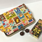 レトロ動物＊マッチ箱＊*あめ玉ゲンコのがま口 通帳ポーチ