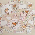 手書きマスキングシール&消しゴムはんこシール