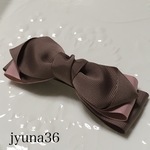 ボリュームリボンバレッタ