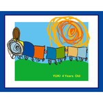 子供の絵をアートに