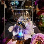ご予約品／Lumière désirée -希望の燈火-／オルゴナイト結晶ランプネックレス