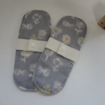 花*gray*やわらか布ライナー2枚セット