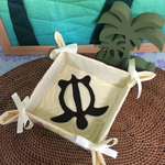 ハワイアンキルトホヌ柄小物入れ