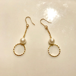 サークル♡パール＊ピアスorイヤリング