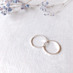 silver リング 重ね付け