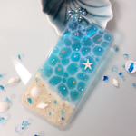 【完成作品】海柄 海辺のiPhone6/6S ケース