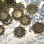 お花のセッティング（金古美）　16個