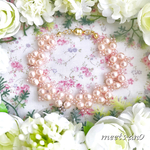 パーティーに🌸華やぐピンクパールのブレスレット
