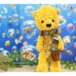 ami bear8号＆アフガン編みのマフラー♪