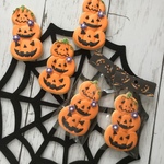 ハロウィン3段かぼちゃ【アイシングクッキー】