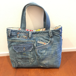 デニムリメイクバッグ DIESEL