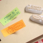 付箋に捺せるクリスマスはんこ２個セット 