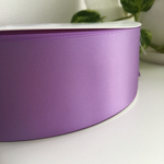 50㎜幅 両面サテンリボン（ラベンダー）