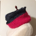 赤トリコニットネックウォーマー