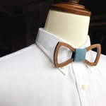 木の蝶ネクタイ #Frame indigo