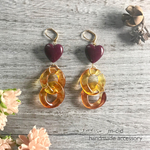 dark heart×bekko chain pierce