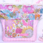 ☆Lsize☆Small Susanna×ピンクストライプおむつポーチ