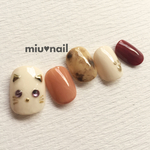 再販6*白猫ちゃんとべっ甲ネイル*ピンク