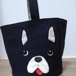 「happyswing様ご依頼品」ちょっとのお出かけ☆フレブル君のお顔バッグ