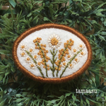 お花の刺繍ブローチ✴︎317
