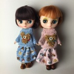 ミディブライス&ベッツィー★双子コーデ 猫ちゃんセット★くま太郎