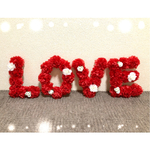 ラブオブジェ♡レッド・ローズ付き＊*LOVEオブジェ