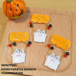 空飛ぶハロウィンハムスターブローチ