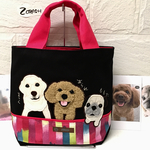 pさまオーダー品・3わんお散歩トートバッグ