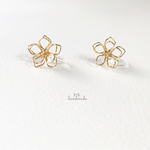 ワイヤーflower＊イヤリング