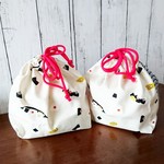 ♡mone6350様オーダー品♡ 和風なおにぎり柄のお弁当袋。