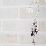 ＊黒猫＊レピドライトにハロウィンキャラが勢揃いな？イヤーフック
