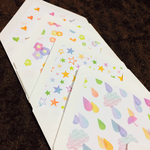 開けて嬉しい封筒12枚セット＊七色