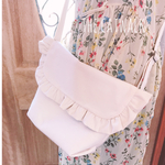 フリルキャンバスのショルダーBAG!
