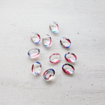 ドイツ製 1970s アイリス グラスストーン オーバル 12.5x10mm