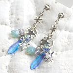 星のシャンデリアピアス