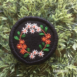 お花の刺繍ブローチ✴︎320