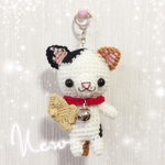 オーダー注文商品☆三毛猫ちゃんキーホルダー